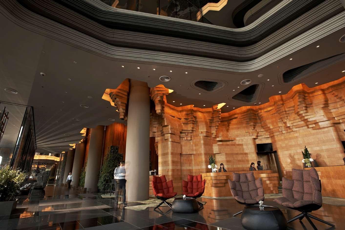 فندق Parkroyal Collection Pickering, سنغافورة المظهر الخارجي الصورة The lobby of the hotel