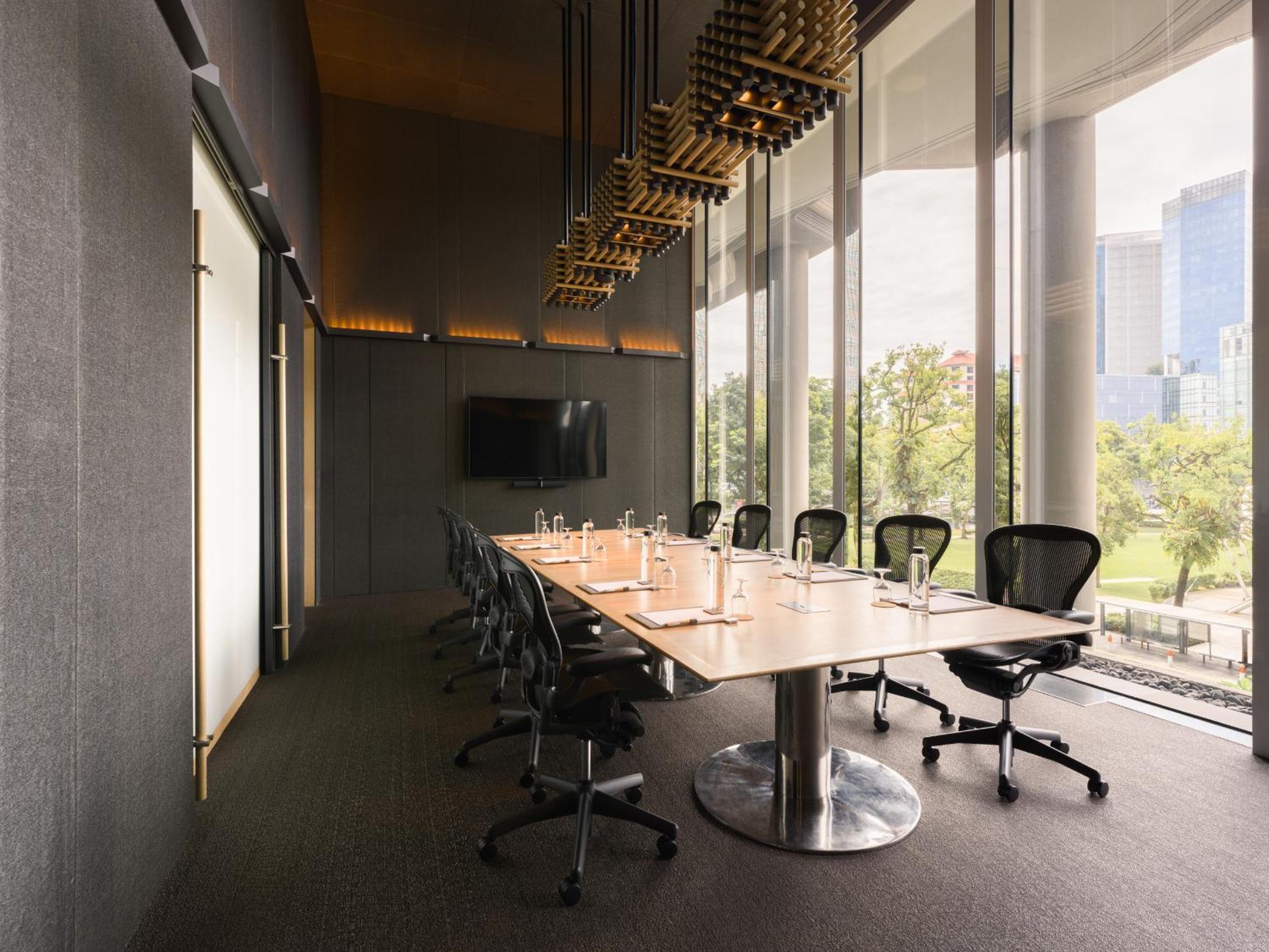 فندق Parkroyal Collection Pickering, سنغافورة المظهر الخارجي الصورة Meeting room at the Westin